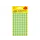 Etiket Zweckform 8mm rond blister 4 vel a 104 et. groen Non-permanent