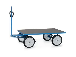 Handtrekwagen Trekoog 6405vz 1000kg 1600x900mm Massief Rubber - 1
