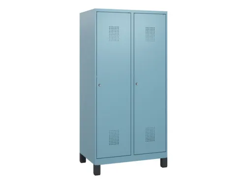 schoollocker,HxBxD 1630x800x500mm,2vak,vak B 400mm,cil.-slot,voeten