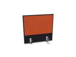 opzetpaneel,v. bureau,aanbouw achter,B 600mm,CC-zwart,BN3012-oranje