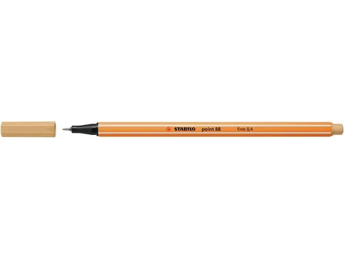 Fineliner STABILO point 88/88 fijn licht oker