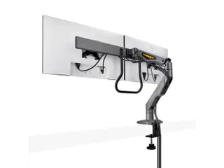 Desk Mount Dual Monitor Arm Tot 27 Inch Crossbar - 5