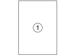 Etiket Quantore 210x297mm wit 100st Voordeelbundel