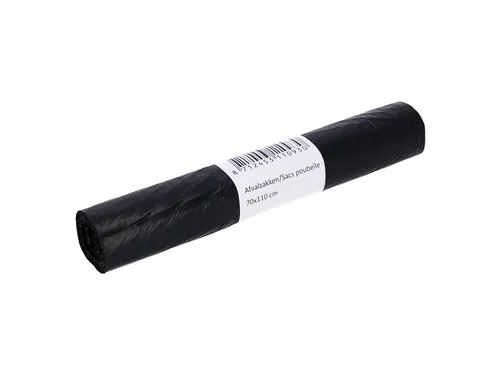 Afvalzak Cleaninq 70x110cm HDPE T25 120 Liter zwart
