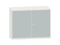 kantoorkast,HxBxD 770x1000x430mm,decor romp wit,decor front lichtgrijs