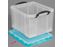 Really Useful Boxes Deksel Voor 20/50/64/84 Liter Box Transparant