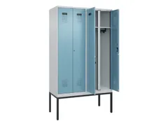 locker voor scheiding van kleding,HxBxD 2120x1200x500mm,4vak