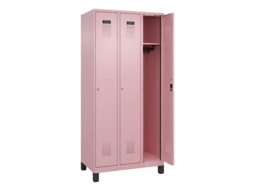 locker,HxBxD 1950x900x500mm,3vak,vak B 300mm,cil.-slot,voeten