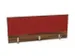 panneau de rehausse,p. table de bureau,NP-noyer Tiepolo,BN4011-rouge