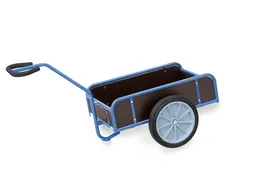 Handtrekwagen 4108V 2 Wielen 400kg 845x545mm 4 Wanden massief Rubber