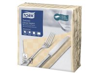 Textured Dinnerservet 38X39Cm, 2 Lg 1/4 Vouw, Zand, Doos A 18X50