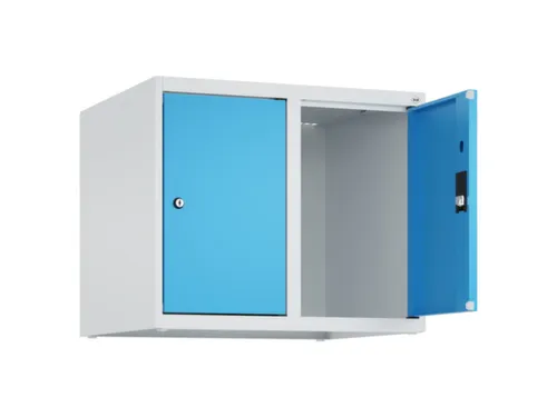 opzetkast,v. locker,2vak.,vak B 300mm,HxBxD 500x600x500mm,vleugeldeur