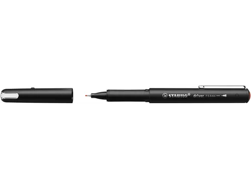 Fineliner STABILO dr!ver Fijne punt 0.4 mm Rood