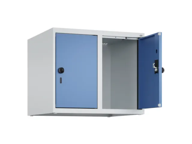 opzetkast,v. locker,2vak.,vak B 300mm,HxBxD 500x600x500mm,draaigrendel