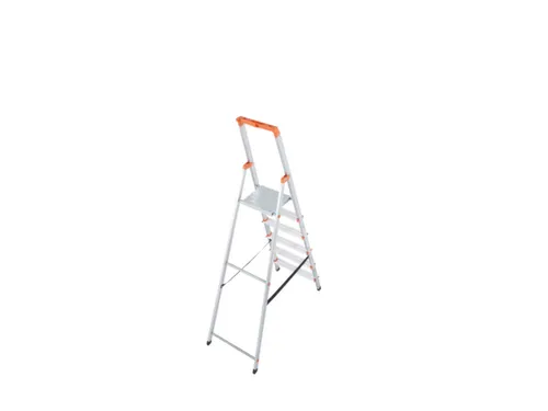 Lichte Boktrappen Aluminium 6treden Platform 25x25cm H 1,25m