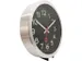 Horloge murale NeXtime 'Station' Ø19cm aluminium brossé noir