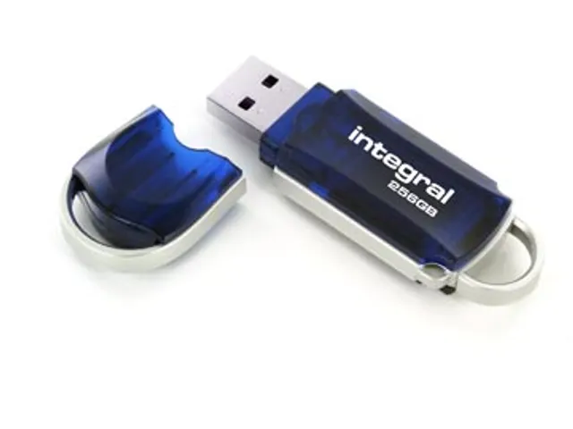 256Gb Usb2.0 Drive Courier Blue