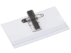 Badge Met Clip En Speld 40x75mm
