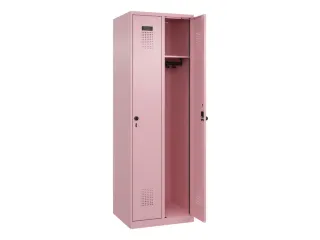 locker,HxBxD 1850x600x500mm,2vak,vak B 300mm,draaigrendel - 2