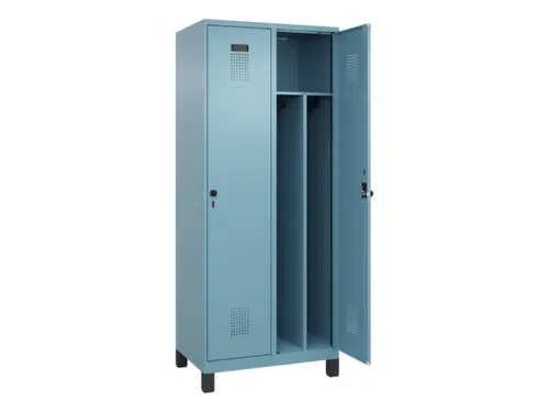 locker voor scheiding van kleding,HxBxD 1950x800x500mm,2vak