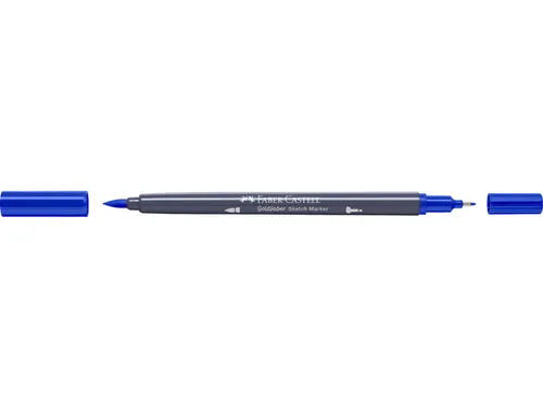 Sketchmarker Faber-Castell Goldfaber 151 helioblue reddish op alcoholb