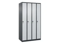 locker,HxBxD 1850x1000x500mm,4vak,vak B 250mm,draaigrendel