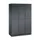 Dubbeldekse garderobekast,HxBxD 1950x1220x500mm,3x2vak.,vak B 360mm