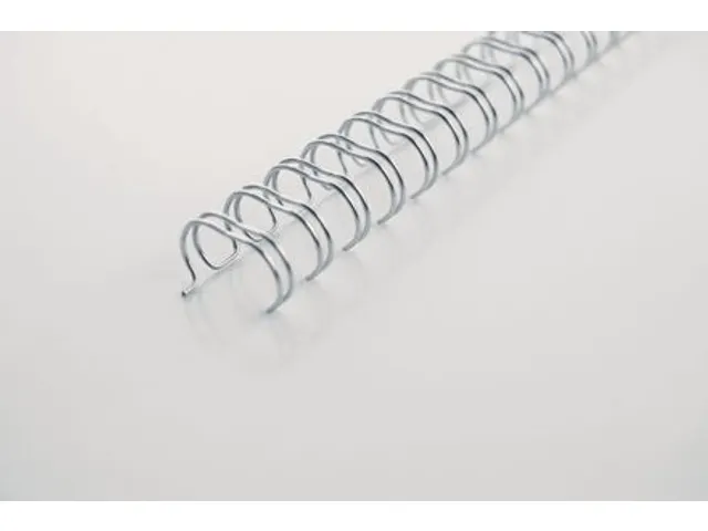 Draadrug GBC 6mm 34-rings A4 zilver 100stuks
