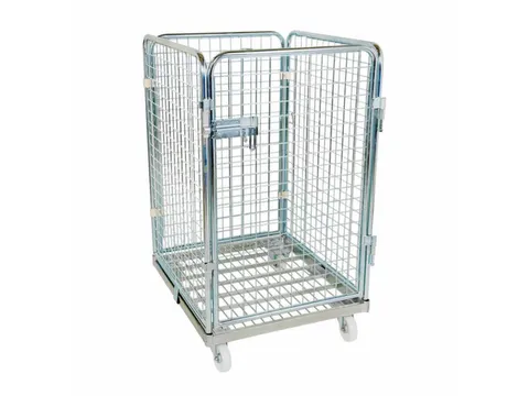 rolcontainer,draagverm. 500kg,HxLxB 1210x815x724mm,nuttige H 1020mm