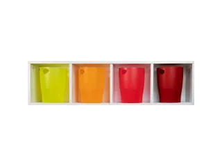 ECOBIN Papiermand 15 L karmijnrood transp - 4