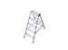 Lichte Universele Trapladder Tweezijdig 1.18m H 0 86m 2x5treden