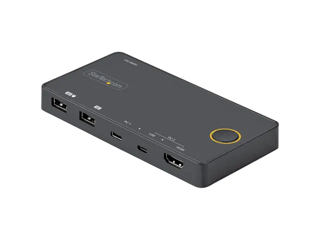 2-Poorts Hybride USB-A + HDMI & USB-C KVM Switch