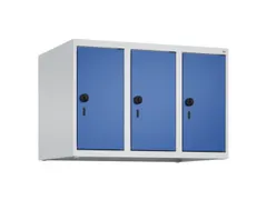 opzetkast,v. locker,3vak.,vak B 250mm,HxBxD 500x750x500mm,vleugeldeur