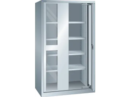 zwaarlastkast met zwenkdeuren,HxBxD 1950x1146x690mm,lak RAL7035