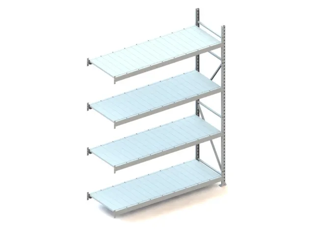 Breedvakstelling Aanbouwveld Hxbxd 2500x1851x650mm 4 Stalen Legborden