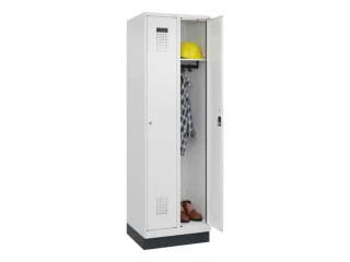 locker,HxBxD 1950x600x500mm,2vak,vak B 300mm,cil.-slot,sokkel - 1