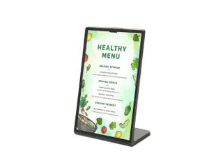 Menustandaard Scritto L-stand Zwart A6 - 1