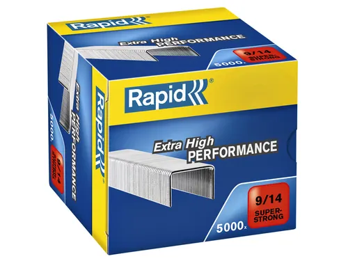 Nieten Rapid 9/14 gegalvaniseerd super strong 5000 stuks