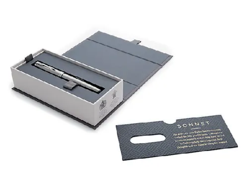 Vulpen Parker Sonnet stainless steel CT fijn