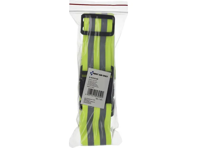 Reflecterende armband First Aid Only neon geel met opbergvak