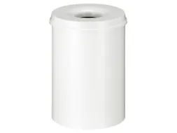 Vlamdovende papierbak 30 liter Grijs/Wit