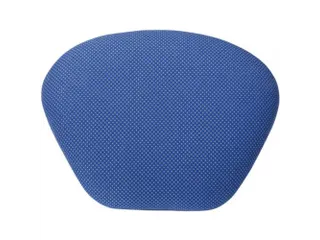 Stahulp Staalbuis Beklede Zitting Onderstel Zwart Textiel Blauw - 3