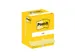 Memoblok Post-it 657 76x102mm geel 12 stuks