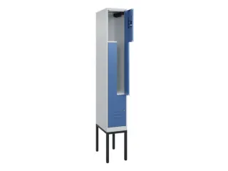 Z-garderobekast,HxBxD 2120x300x500mm,vak B 150/300mm,cil.-slot - 2