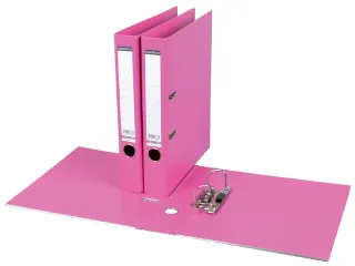 Ordner Quantore A4 50mm Pp Roze Randbeschermers - 1