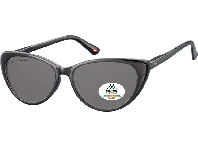 Zonnebril Montana met smoke glas zwart
