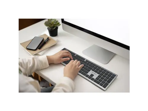 Toetsenbord Kensington EQ KB535 oplaadbaar QWERTY grijs