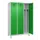 locker voor scheiding van kleding,HxBxD 1950x1200x500mm,3vak