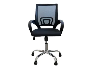 Bureaustoel Basic Net Zwart Stof - 2