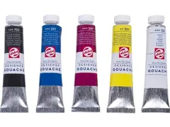 plakkaatverf Extra Fijn 20ml doos 5tubes assorti